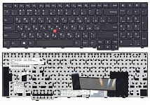 Клавиатура для ноутбука Lenovo ThinkPad Edge E531, E540, T540, T540p черная, с рамкой, с джойстиком