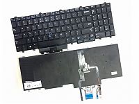 Клавиатура для ноутбука Dell Latitude E5550, E5570 черная, с подсветкой