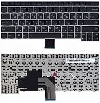 Клавиатура для ноутбука Lenovo Idepad V490, V490U, V490UA черная, рамка серая