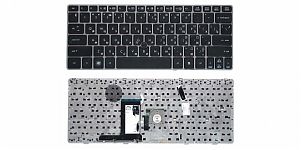 Клавиатура для ноутбука HP EliteBook 2560P, 2570P черная, рамка серая, с джойстиком