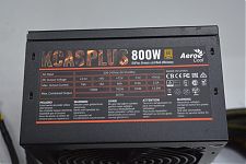 Блок питания Aerocool KCAS-800W (ATX 2.3, 800W, Active PFC, 120mm fan, 80 PLUS BRONZE)