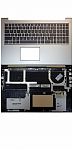 Клавиатура для ноутбука Asus UX51, UX51VZ-DH71, UX51VZ-XB71 черная, верхняя панель в сборе (серебрян