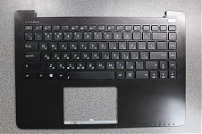 Клавиатура для ноутбука Asus X402, X402C, X402CA, F402, F402C, F402CA черная, верхняя панель в сборе