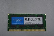 оперативная память DDR3 so-dimm Crucial 10600 4gb CT4G3S1339M